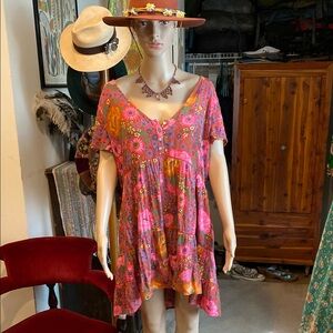 Spell Desert Daisy Flutter Sleeve Tunic